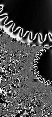 Soyut Bilgisayar Fraktal Tasarımı. Fraktal hiç bitmeyen bir desen. Fraktallar, farklı ölçeklerde kendine benzeyen sonsuz derecede karmaşık kalıplardır. Cep telefonu duvar kağıdı için harika.