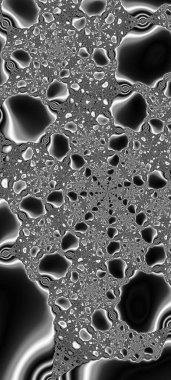 Soyut Bilgisayar Fraktal Tasarımı. Fraktal hiç bitmeyen bir desen. Fraktallar, farklı ölçeklerde kendine benzeyen sonsuz derecede karmaşık kalıplardır. Cep telefonu duvar kağıdı için harika.