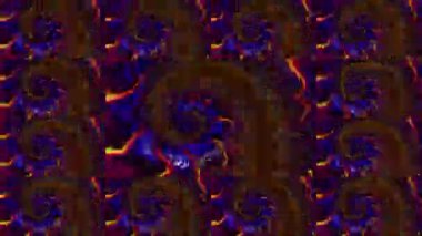 Soyut Bilgisayar Fraktal Tasarımı. Fraktal hiç bitmeyen bir desen. Fraktallar, farklı ölçeklerde kendine benzeyen sonsuz derecede karmaşık kalıplardır. Cep telefonu duvar kağıdı için harika.