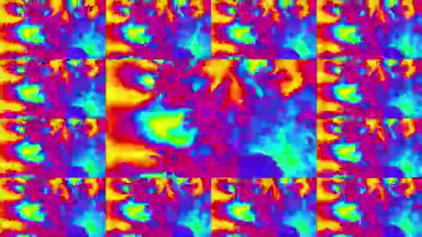 Abstraktes Computer Generiertes Fraktal Design Ein Fraktal Ist Ein Endloses — Stockvideo