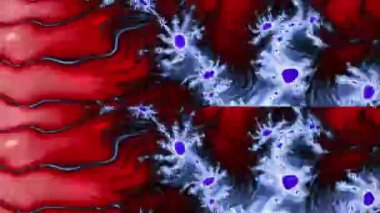 Soyut Bilgisayar Fraktal Tasarımı. Fraktal hiç bitmeyen bir desen. Fraktallar, farklı ölçeklerde kendine benzeyen sonsuz derecede karmaşık kalıplardır. Cep telefonu duvar kağıdı için harika.