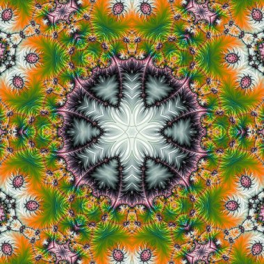 Soyut Bilgisayar Fraktal Tasarımı. Fraktal hiç bitmeyen bir desen. Fraktallar, farklı ölçeklerde kendine benzeyen sonsuz derecede karmaşık kalıplardır. Cep telefonu duvar kağıdı için harika.