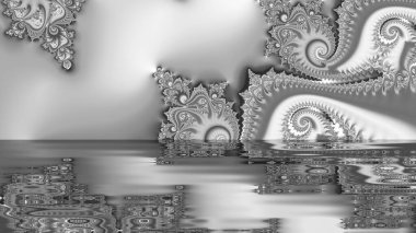 Soyut Bilgisayar Fraktal Tasarımı. Fraktal hiç bitmeyen bir desen. Fraktallar, farklı ölçeklerde kendine benzeyen sonsuz derecede karmaşık kalıplardır. Cep telefonu duvar kağıdı için harika.