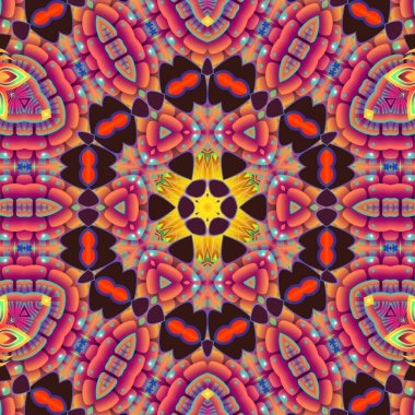 Soyut Bilgisayar Fraktal Tasarımı. Fraktal hiç bitmeyen bir desen. Fraktallar, farklı ölçeklerde kendine benzeyen sonsuz derecede karmaşık kalıplardır. Cep telefonu duvar kağıdı için harika.