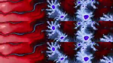 Soyut Bilgisayar Fraktal Tasarımı. Fraktal hiç bitmeyen bir desen. Fraktallar, farklı ölçeklerde kendine benzeyen sonsuz derecede karmaşık kalıplardır. Cep telefonu duvar kağıdı için harika.