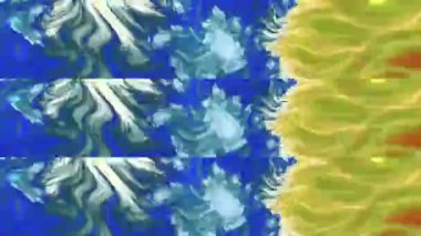 Soyut Bilgisayar Fraktal Tasarımı. Fraktal hiç bitmeyen bir desen. Fraktallar, farklı ölçeklerde kendine benzeyen sonsuz derecede karmaşık kalıplardır. Cep telefonu duvar kağıdı için harika.