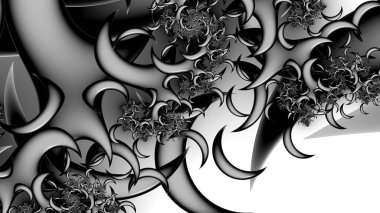 Soyut Bilgisayar Fraktal Tasarımı. Fraktal hiç bitmeyen bir desen. Fraktallar, farklı ölçeklerde kendine benzeyen sonsuz derecede karmaşık kalıplardır. Cep telefonu duvar kağıdı için harika.