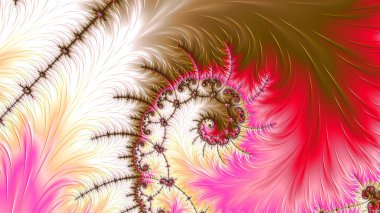 Soyut Bilgisayar Fraktal Tasarımı. Fraktal hiç bitmeyen bir desen. Fraktallar, farklı ölçeklerde kendine benzeyen sonsuz derecede karmaşık kalıplardır. Cep telefonu duvar kağıdı için harika.