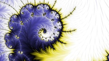 Soyut Bilgisayar Fraktal Tasarımı. Fraktal hiç bitmeyen bir desen. Fraktallar, farklı ölçeklerde kendine benzeyen sonsuz derecede karmaşık kalıplardır. Cep telefonu duvar kağıdı için harika.