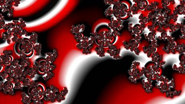 Soyut Bilgisayar Fraktal Tasarımı. Fraktal hiç bitmeyen bir desen. Fraktallar, farklı ölçeklerde kendine benzeyen sonsuz derecede karmaşık kalıplardır. Cep telefonu duvar kağıdı için harika.