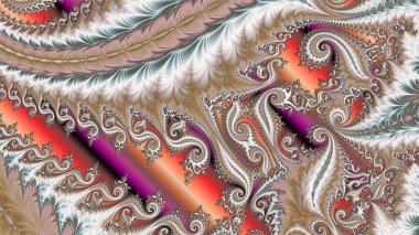 Soyut Bilgisayar Fraktal Tasarımı. Fraktal hiç bitmeyen bir desen. Fraktallar, farklı ölçeklerde kendine benzeyen sonsuz derecede karmaşık kalıplardır. Cep telefonu duvar kağıdı için harika.