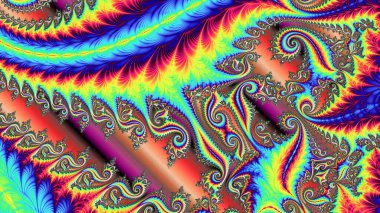 Soyut Bilgisayar Fraktal Tasarımı. Fraktal hiç bitmeyen bir desen. Fraktallar, farklı ölçeklerde kendine benzeyen sonsuz derecede karmaşık kalıplardır. Cep telefonu duvar kağıdı için harika.