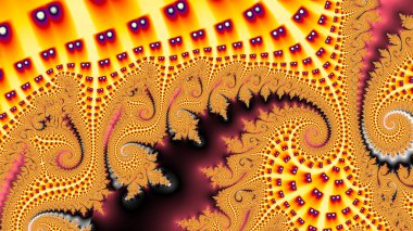 Soyut Bilgisayar Fraktal Tasarımı. Fraktal hiç bitmeyen bir desen. Fraktallar, farklı ölçeklerde kendine benzeyen sonsuz derecede karmaşık kalıplardır. Cep telefonu duvar kağıdı için harika.