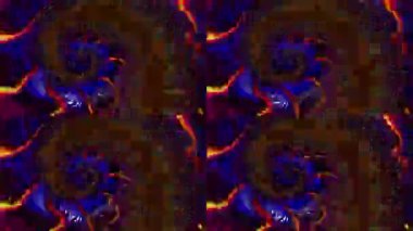 Soyut Bilgisayar Fraktal Tasarımı. Fraktal hiç bitmeyen bir desen. Fraktallar, farklı ölçeklerde kendine benzeyen sonsuz derecede karmaşık kalıplardır. Cep telefonu duvar kağıdı için harika.