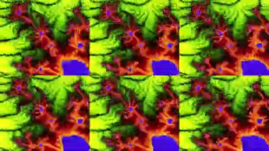 Soyut Bilgisayar Fraktal Tasarımı. Fraktal hiç bitmeyen bir desen. Fraktallar, farklı ölçeklerde kendine benzeyen sonsuz derecede karmaşık kalıplardır. Cep telefonu duvar kağıdı için harika.