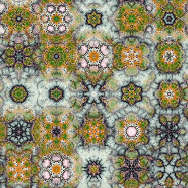 Abstract Computergegenereerd Fractaal Ontwerp Een Fractal Een Nooit Eindigend Patroon — Stockfoto