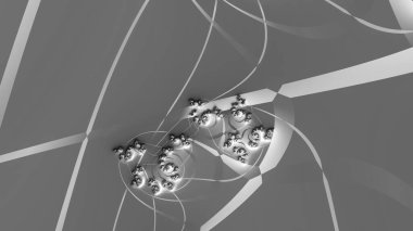 Soyut Bilgisayar Fraktal Tasarımı. Fraktal hiç bitmeyen bir desen. Fraktallar, farklı ölçeklerde kendine benzeyen sonsuz derecede karmaşık kalıplardır. Cep telefonu duvar kağıdı için harika.