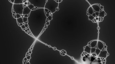 Soyut Bilgisayar Fraktal Tasarımı. Fraktal hiç bitmeyen bir desen. Fraktallar, farklı ölçeklerde kendine benzeyen sonsuz derecede karmaşık kalıplardır. Cep telefonu duvar kağıdı için harika.