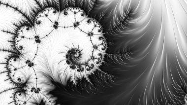 Soyut Bilgisayar Fraktal Tasarımı. Fraktal hiç bitmeyen bir desen. Fraktallar, farklı ölçeklerde kendine benzeyen sonsuz derecede karmaşık kalıplardır. Cep telefonu duvar kağıdı için harika.