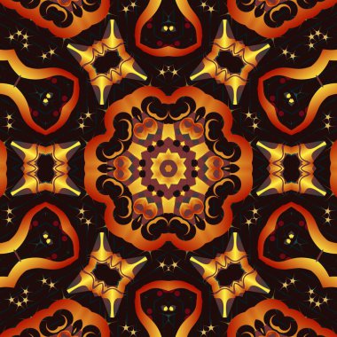 Soyut Bilgisayar Fraktal Tasarımı. Fraktal hiç bitmeyen bir desen. Fraktallar, farklı ölçeklerde kendine benzeyen sonsuz derecede karmaşık kalıplardır. Cep telefonu duvar kağıdı için harika.