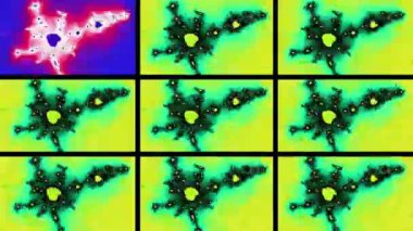 Soyut Bilgisayar Fraktal Tasarımı. Fraktal hiç bitmeyen bir desen. Fraktallar, farklı ölçeklerde kendine benzeyen sonsuz derecede karmaşık kalıplardır. Cep telefonu duvar kağıdı için harika.