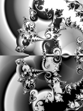 Soyut Bilgisayar Fraktal Tasarımı. Fraktal hiç bitmeyen bir desen. Fraktallar, farklı ölçeklerde kendine benzeyen sonsuz derecede karmaşık kalıplardır. Cep telefonu duvar kağıdı için harika.