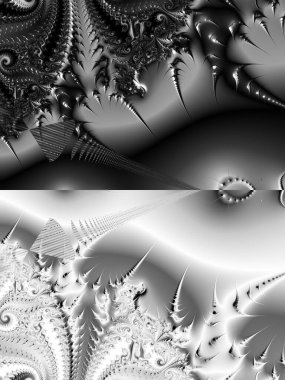 Soyut Bilgisayar Fraktal Tasarımı. Fraktal hiç bitmeyen bir desen. Fraktallar, farklı ölçeklerde kendine benzeyen sonsuz derecede karmaşık kalıplardır. Cep telefonu duvar kağıdı için harika.