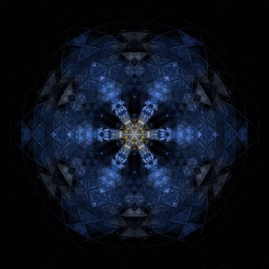 Vitray desen serisi. Sanal vitray parçaları Konu sanat, el sanatları ve tasarım sanatsal soyutlama oluşan