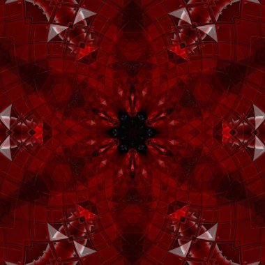 Vitray desen serisi. Sanal vitray parçaları Konu sanat, el sanatları ve tasarım sanatsal soyutlama oluşan