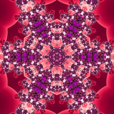 Soyut Bilgisayar Fraktal Tasarımı. Fraktal hiç bitmeyen bir desen. Fraktallar, farklı ölçeklerde kendine benzeyen sonsuz derecede karmaşık kalıplardır. Cep telefonu duvar kağıdı için harika.