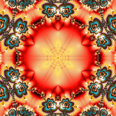 Soyut Bilgisayar Fraktal Tasarımı. Fraktal hiç bitmeyen bir desen. Fraktallar, farklı ölçeklerde kendine benzeyen sonsuz derecede karmaşık kalıplardır. Cep telefonu duvar kağıdı için harika.