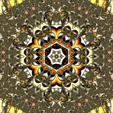 Soyut Bilgisayar Fraktal Tasarımı. Fraktal hiç bitmeyen bir desen. Fraktallar, farklı ölçeklerde kendine benzeyen sonsuz derecede karmaşık kalıplardır. Cep telefonu duvar kağıdı için harika.