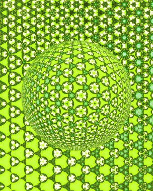 Bileşik göz 3D illüstrasyon, böcek gözleri, 3D dünya etkisi.