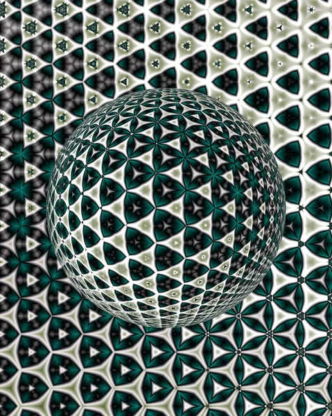 Compound eye 3D illustration, insect eyes, 3d globe effect.