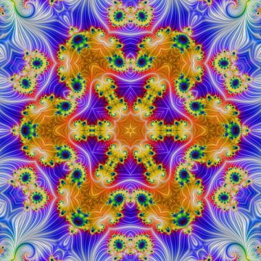 Soyut Bilgisayar Fraktal Tasarımı. Fraktal hiç bitmeyen bir desen. Fraktallar, farklı ölçeklerde kendine benzeyen sonsuz derecede karmaşık kalıplardır. Cep telefonu duvar kağıdı için harika.