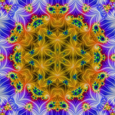 Soyut Bilgisayar Fraktal Tasarımı. Fraktal hiç bitmeyen bir desen. Fraktallar, farklı ölçeklerde kendine benzeyen sonsuz derecede karmaşık kalıplardır. Cep telefonu duvar kağıdı için harika.