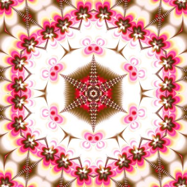 Soyut Bilgisayar Fraktal Tasarımı. Fraktal hiç bitmeyen bir desen. Fraktallar, farklı ölçeklerde kendine benzeyen sonsuz derecede karmaşık kalıplardır. Cep telefonu duvar kağıdı için harika.