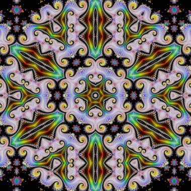 Soyut Bilgisayar Fraktal Tasarımı. Fraktal hiç bitmeyen bir desen. Fraktallar, farklı ölçeklerde kendine benzeyen sonsuz derecede karmaşık kalıplardır. Cep telefonu duvar kağıdı için harika.