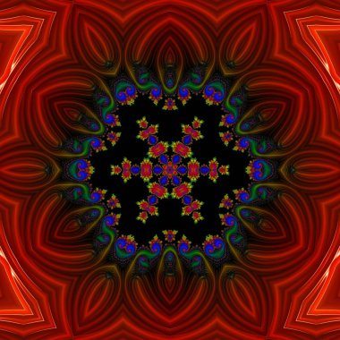 Soyut Bilgisayar Fraktal Tasarımı. Fraktal hiç bitmeyen bir desen. Fraktallar, farklı ölçeklerde kendine benzeyen sonsuz derecede karmaşık kalıplardır. Cep telefonu duvar kağıdı için harika.