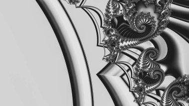 Soyut Bilgisayar Fraktal Tasarımı. Fraktal hiç bitmeyen bir desen. Fraktallar, farklı ölçeklerde kendine benzeyen sonsuz derecede karmaşık kalıplardır. Cep telefonu duvar kağıdı için harika.