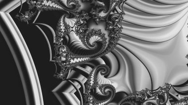 Soyut Bilgisayar Fraktal Tasarımı. Fraktal hiç bitmeyen bir desen. Fraktallar, farklı ölçeklerde kendine benzeyen sonsuz derecede karmaşık kalıplardır. Cep telefonu duvar kağıdı için harika.