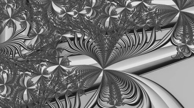 Soyut Bilgisayar Fraktal Tasarımı. Fraktal hiç bitmeyen bir desen. Fraktallar, farklı ölçeklerde kendine benzeyen sonsuz derecede karmaşık kalıplardır. Cep telefonu duvar kağıdı için harika.