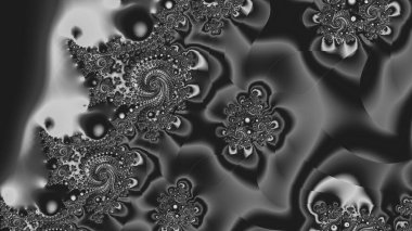 Soyut Bilgisayar Fraktal Tasarımı. Fraktal hiç bitmeyen bir desen. Fraktallar, farklı ölçeklerde kendine benzeyen sonsuz derecede karmaşık kalıplardır. Cep telefonu duvar kağıdı için harika.