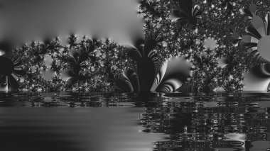 Soyut Bilgisayar Fraktal Tasarımı. Fraktal hiç bitmeyen bir desen. Fraktallar, farklı ölçeklerde kendine benzeyen sonsuz derecede karmaşık kalıplardır. Cep telefonu duvar kağıdı için harika.