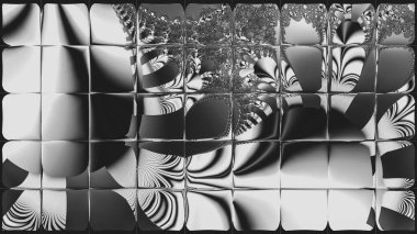 Soyut Bilgisayar Fraktal Tasarımı. Fraktal hiç bitmeyen bir desen. Fraktallar, farklı ölçeklerde kendine benzeyen sonsuz derecede karmaşık kalıplardır. Cep telefonu duvar kağıdı için harika.