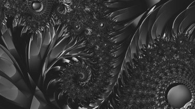 Soyut Bilgisayar Fraktal Tasarımı. Fraktal hiç bitmeyen bir desen. Fraktallar, farklı ölçeklerde kendine benzeyen sonsuz derecede karmaşık kalıplardır. Cep telefonu duvar kağıdı için harika.