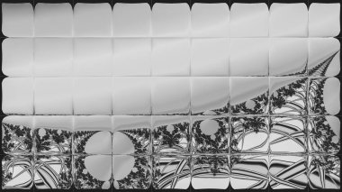 Soyut Bilgisayar Fraktal Tasarımı. Fraktal hiç bitmeyen bir desen. Fraktallar, farklı ölçeklerde kendine benzeyen sonsuz derecede karmaşık kalıplardır. Cep telefonu duvar kağıdı için harika.