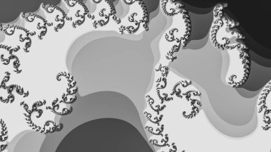 Soyut Bilgisayar Fraktal Tasarımı. Fraktal hiç bitmeyen bir desen. Fraktallar, farklı ölçeklerde kendine benzeyen sonsuz derecede karmaşık kalıplardır. Cep telefonu duvar kağıdı için harika.