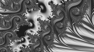 Soyut Bilgisayar Fraktal Tasarımı. Fraktal hiç bitmeyen bir desen. Fraktallar, farklı ölçeklerde kendine benzeyen sonsuz derecede karmaşık kalıplardır. Cep telefonu duvar kağıdı için harika.