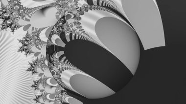 Soyut Bilgisayar Fraktal Tasarımı. Fraktal hiç bitmeyen bir desen. Fraktallar, farklı ölçeklerde kendine benzeyen sonsuz derecede karmaşık kalıplardır. Cep telefonu duvar kağıdı için harika.